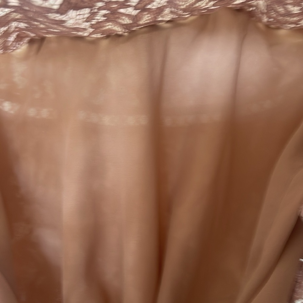 Wayf Elegant Lace Top in Blush Pink Nude - Picture 9 of 12